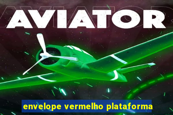 envelope vermelho plataforma